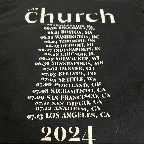 The church tour men’s tee. - Picture 8 of 8